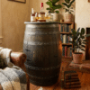 whiskey barrel furniture ideas