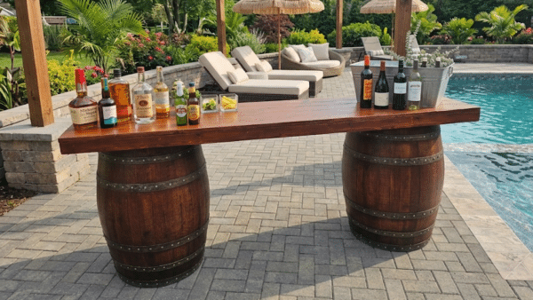 Vintage whiskey & wine furniture